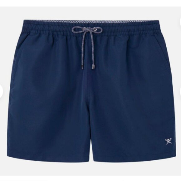 HACKETT LONDON CLASSIC VOLLEY NAVY SWIM TRUNKS - Picture 1 of 8